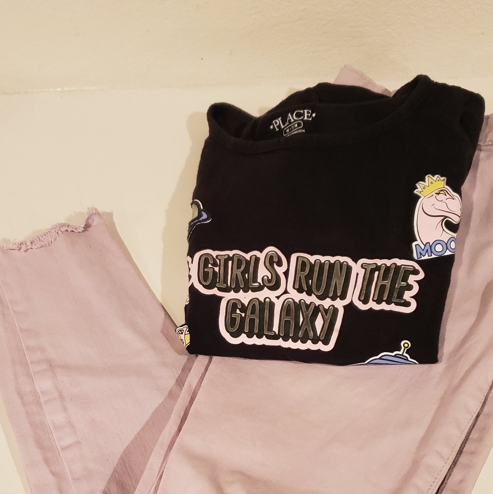 Hi-Lo "Girls run the Galaxy" T-shirt
